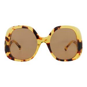 Gucci Womens Round/Oval Havana Havana Brown Fashion Designer Eyewear